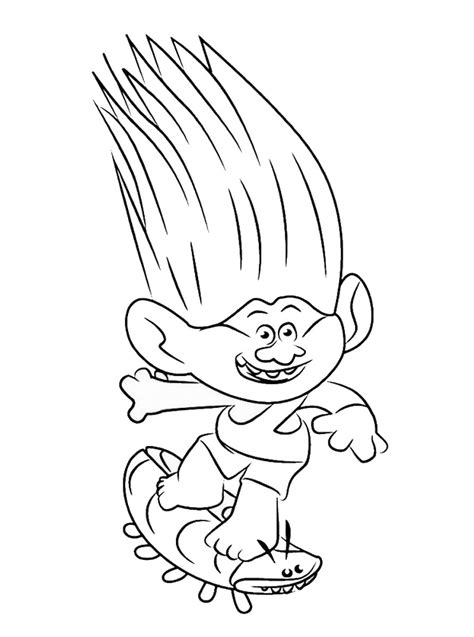 Trolls Movie Coloring Pages Best Coloring Pages For Kids