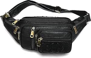 Amazon Genuine Leather Extra Large Fanny Pack Plus Size Sling