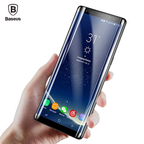 Baseus Screen Protector For Samsung Galaxy Note 8 3d Arc Premium Full Protective Glass Film For