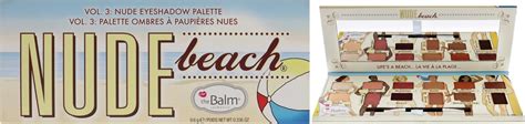 Thebalm Palettes Cosmetics Nude Beach Eyeshadow Palette G Beige