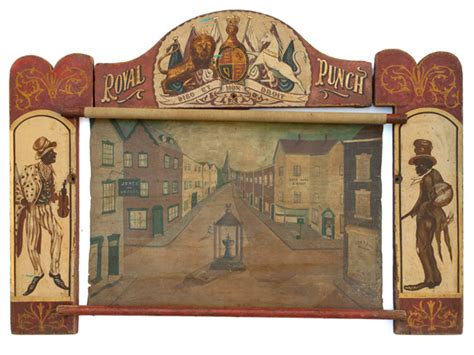 C1860 Punch And Judy Theatre With Puppets EBay