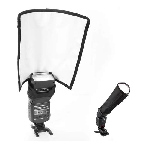 Universal Foldable Speedlight Reflector Snoot Sealed Flash Softbox