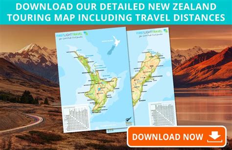 New Zealand Travel Maps | First Light Travel