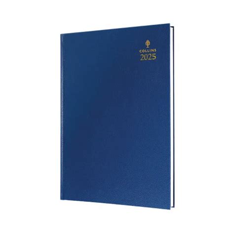 Buy Collins A Desk Diary Day Per Page Blue From Codex