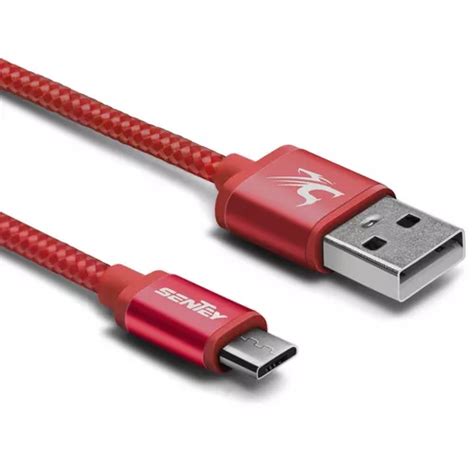 Cabo Sentey Ls Vermelho Entrada Usb Sa Da Micro Usb Mercadolivre