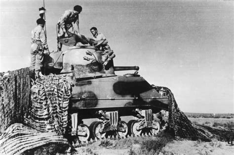 Tankers Of The Polish 2nd Independent Armoured Brigade In The Egyptian