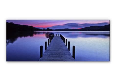 Tableau En Alu Dibond Lac Panorama Wall Art Fr