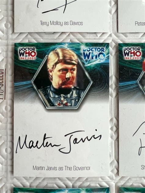 Doctor Who Th Anniversary Auto Autograph Card Selection