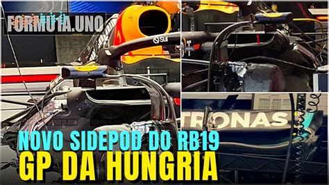 F1 2023 NOVO SIDEPOD DA RED BULL RB19 ASA TRASEIRA DA MERCEDES W14