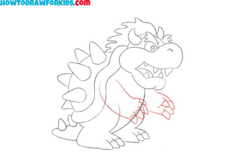 How to Draw Bowser - Easy Drawing Tutorial For Kids