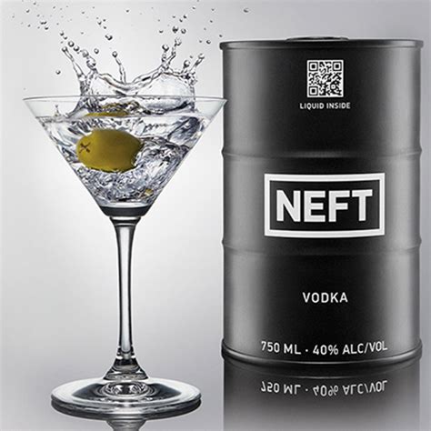 Black And White Tin Can Vodka Set 2 Bottles Neft Vodka Touch Of Modern