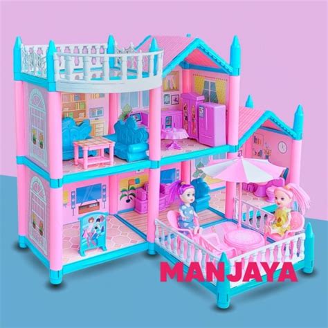 Jual Mainan Rumah Rumahan Boneka Berbi Original Dream House Doll House