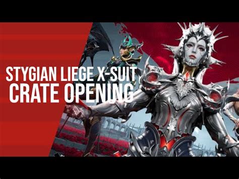 Stygian Liege X Suit Part Crate Opening Bgmi Youtube