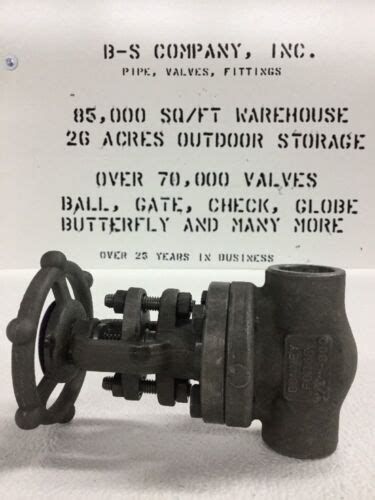 Bonney Forge Forged Steel Gate Valve Sw X Thrd Fig Hl Ebay