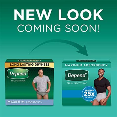 Depend Fit Flex Adult Incontinence Underwear For Men Disposable