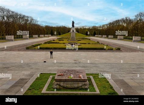 The Soviet Memorial In Treptower Park Is A Memorial And Military