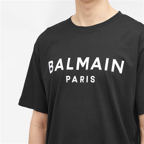 Balmain Paris Logo T-Shirt Black & White | END.