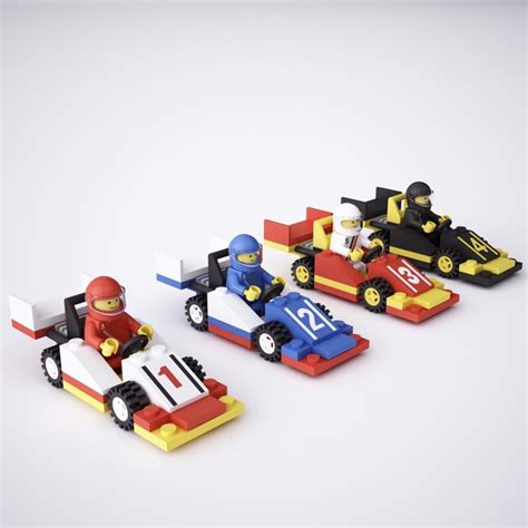 Rigged 20 Lego Minifigures 3d X