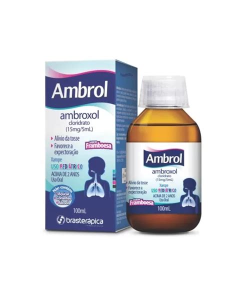 AMBROL 15MG 5ML XAR INF 100ML FRA BRASTERÁPICA RIOMED DISTRIBUIÇÃO