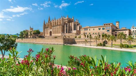 Cathedral La Seu Palma De Mallorca Stock Image Image Of Islands