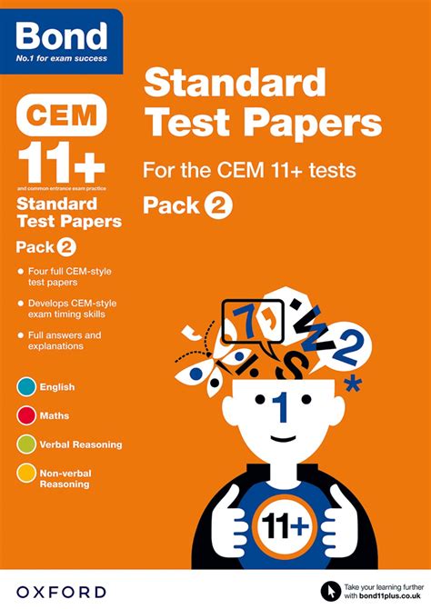 CEM: Bond 11+ Standard Test Papers: Ready for the 2025 Cambridge Select