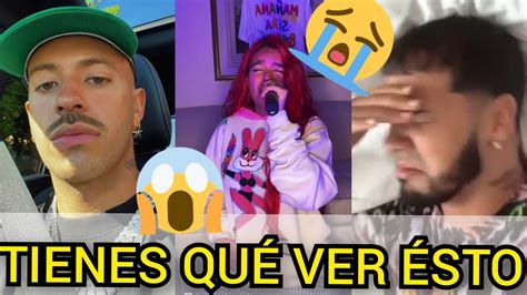 ANUEL AA LLORANDO HABLA DE KAROL G Y FEID ESTÁ CELOSO MAS RICA QUÉ