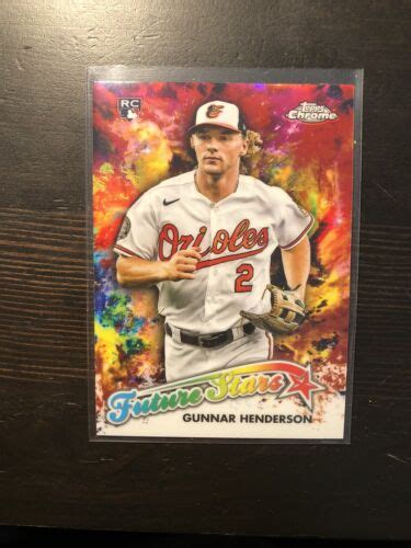 Topps Chrome Future Stars Fs Gunnar Henderson Baltimore Orioles