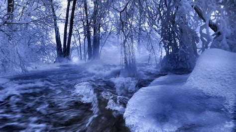 Creek Winter Wallpapers - Wallpaper Cave