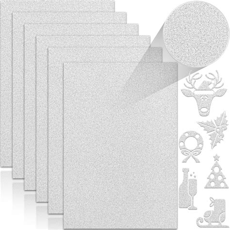 Amazon Sukh Silver Glitter Cardstock Paper Glitter Cardstock