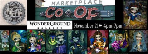 Jasmine Becket Griffith At Disney S Marketplace Co Op Wonderground