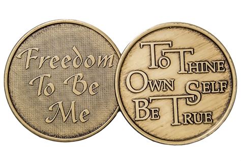 Freedom To Be Me Bronze Medallion Recoveryshop