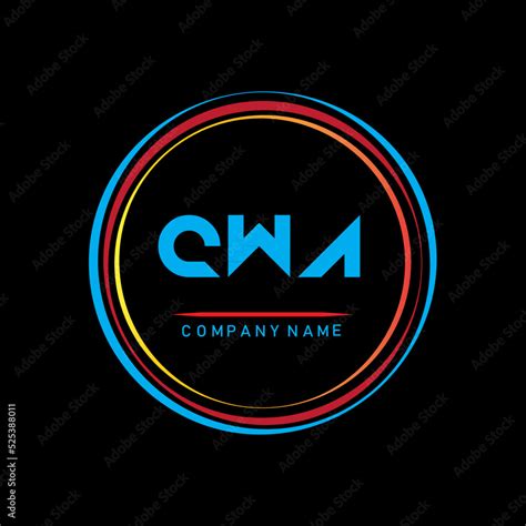 CWA letter logo,CWA letter design,letter CWA logo design,letter CWA logo design illustrator and ...