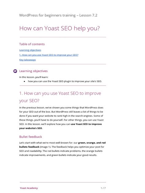 How Can You Use Yoast Seo To Improve Your Seo Pdf Search Engine