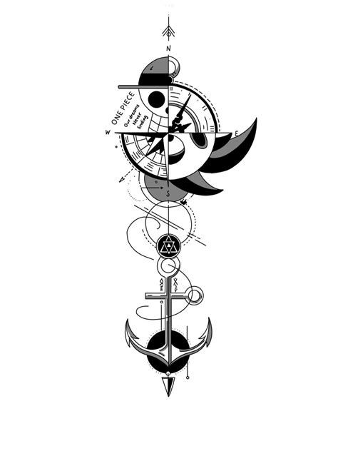 One Piece One Piece Tattoos Geometric Tattoo Anime Tattoos