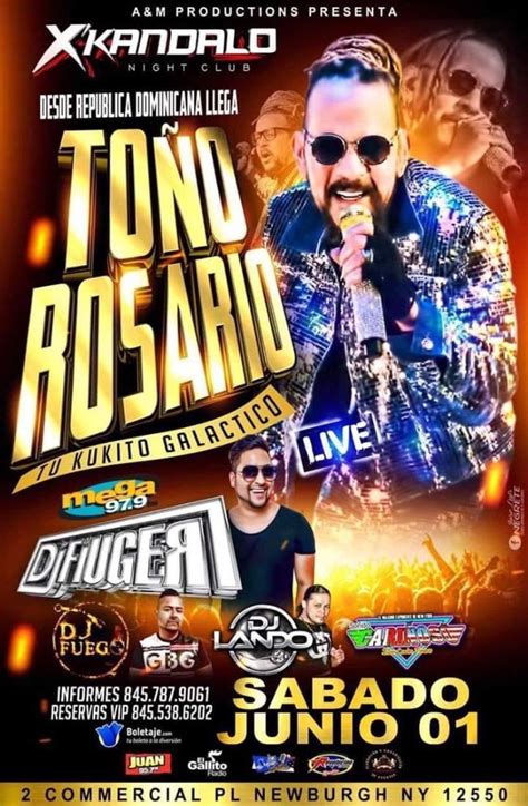 Tono Rosario En Concierto Tickets Boletos At Newburgh Convention Center