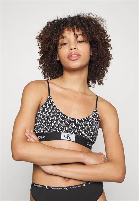 Calvin Klein Underwear Unlined Bralette Bustier Blackzwart