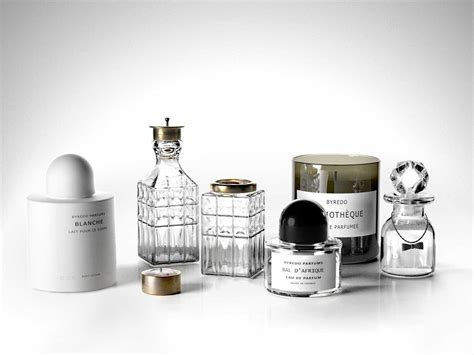 Crystal Bottles With Byredo Candles And Perfumes D Model Cgtrader