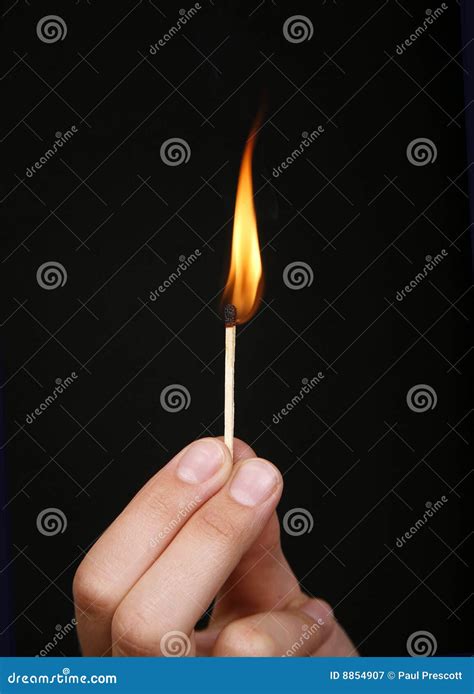 Burning Match Stick Stock Image Image Of Blaze Global 8854907