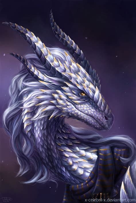 Dragon Portrait Commission By X Celebril X On Deviantart