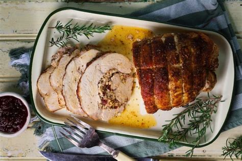 Skinnymixer S Roast Turkey Breast With Cranberry Pistachio Stuffing