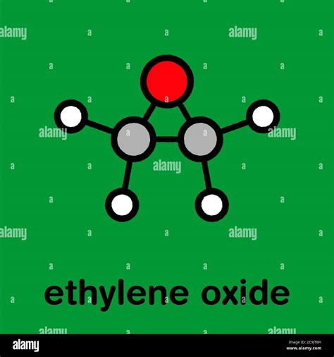 Ethylene Oxide Oxirane Molecule Uses Include Sterilization Of