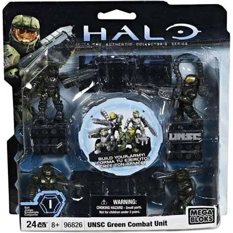 Mega Bloks Halo The Authentic Collectors Series Red Team Combat Unit Exclusive Set 96961 Toywiz