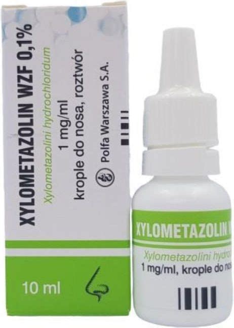 Xylometazolin WZF 0 1 Krople Do Nosa 10 Ml Opinie I Ceny Na Ceneo Pl