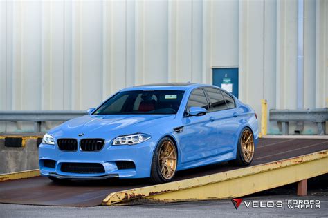 BMW F10 M5 On Velos S3 Wheels Velos Designwerks Forged Wheels ECU