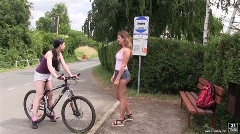 Svelte Really Horny Lexi Rain Turns Bike Fun Into Lesbian Sex Outdoors