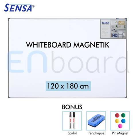 Jual Papan Tulis Whiteboard White Board Gantung Magnet Single Face