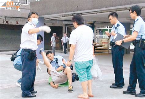 遇襲醉漢血紙巾掟警 東方日報