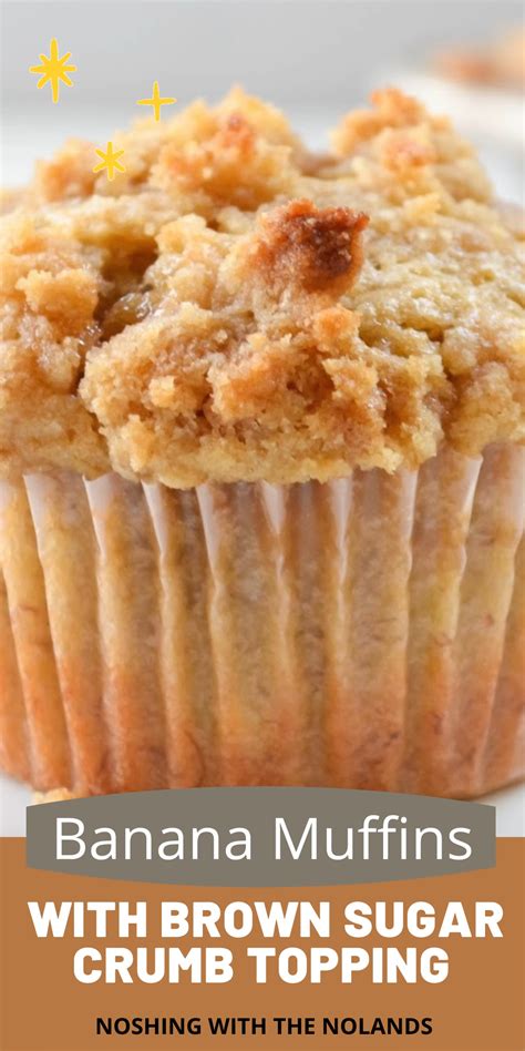 Banana Muffins With A Brown Sugar Crumb Topping Artofit