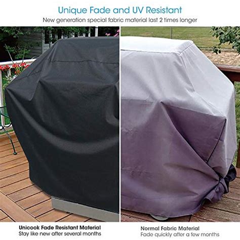 Unicook Grill Cover 55 Inch Heavy Duty Waterproof Barbecue Gas Grill Cover Fade And Uv