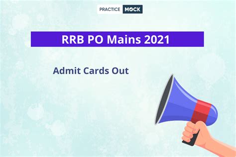 RRB PO Mains 2021 Admit Cards Out